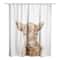 Baby Highland Cow Sunflower 71" x 74" Shower Curtain